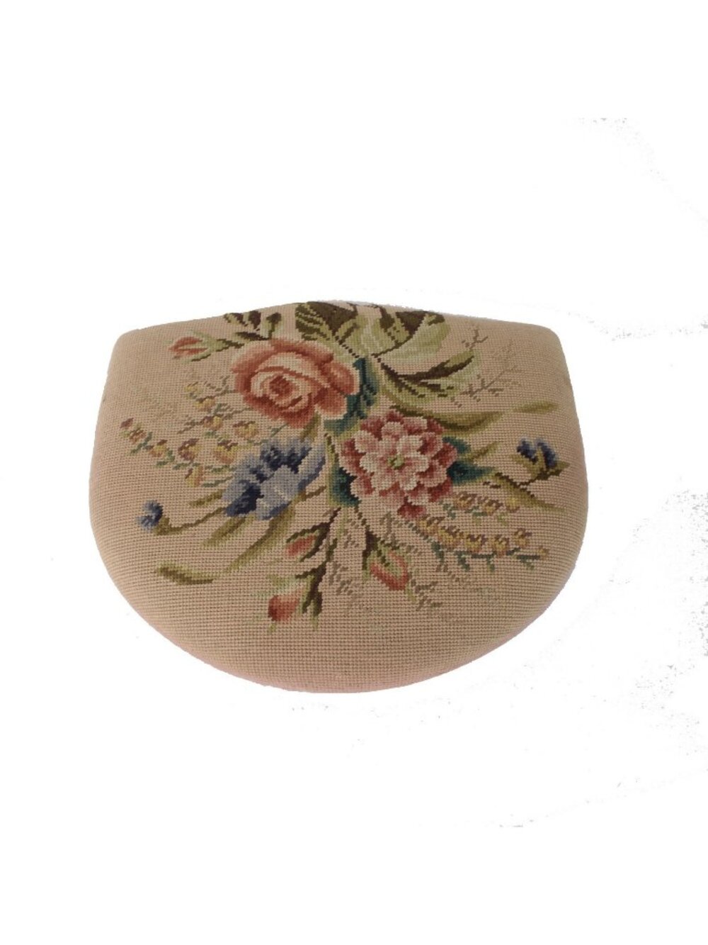Chair Cushions 16 x 15 x 2 Multi Colored Floral Qty 1 Needle Point Cushions
